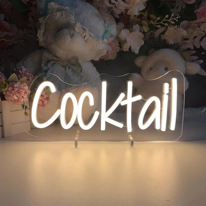 One Year Old Birthday Table Number Neon Sign Desk Lamp Night Light Wedding Letter LED Neon Sign Wedding Table Decorations