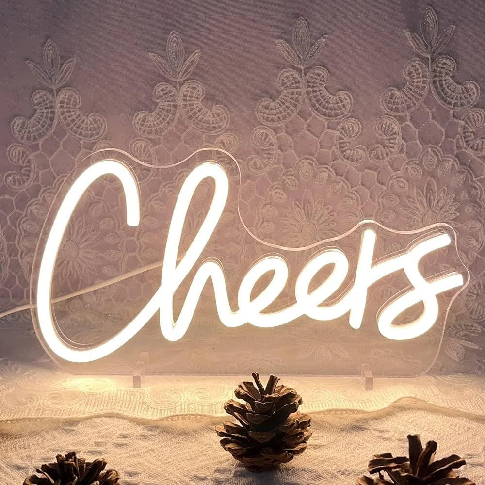 One Year Old Birthday Table Number Neon Sign Desk Lamp Night Light Wedding Letter LED Neon Sign Wedding Table Decorations