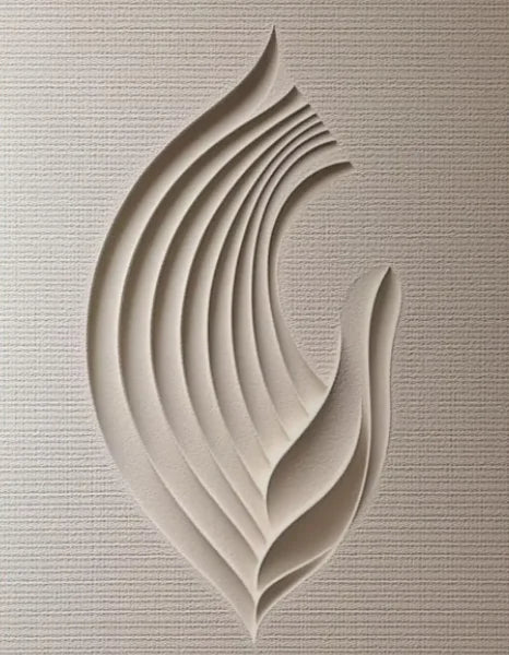 Relief Neutral Beige Geometric Art Posters Modern Minimalism Wabi-Sabi Japan Style Canvas Painting Living Room Decor