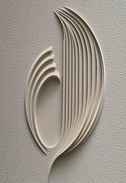 Relief Neutral Beige Geometric Art Posters Modern Minimalism Wabi-Sabi Japan Style Canvas Painting Living Room Decor